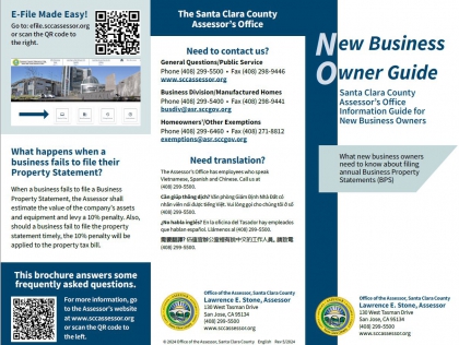 New Business Owner Brochure